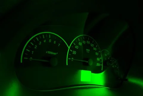 Speedometer of the car Foto stock