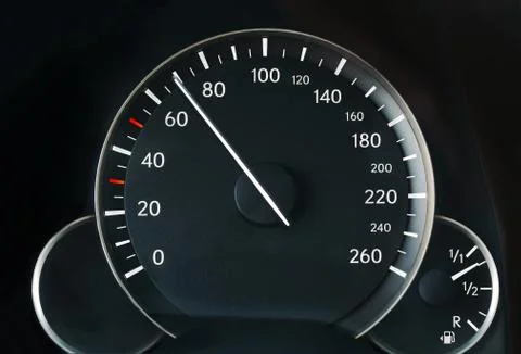 Speedometer of a car Foto stock