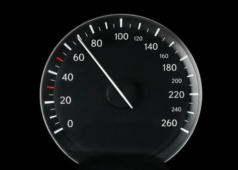 Speedometer of a car Stock Photos