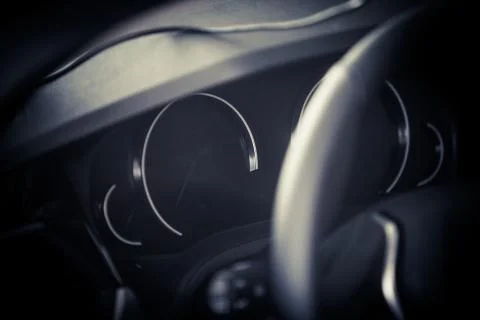 Speedometer of a car Stock Photos