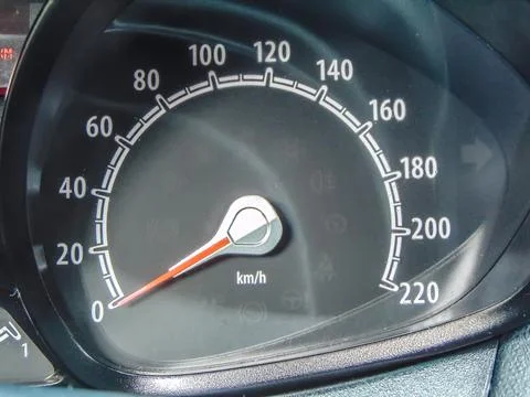 The speedometer of a car Фото