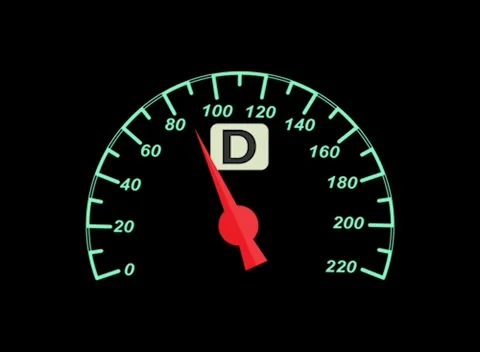 Speedometer of the dashboard of the car 動画素材 161976710