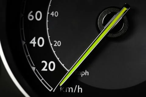 Speedometer detail Stock Photos
