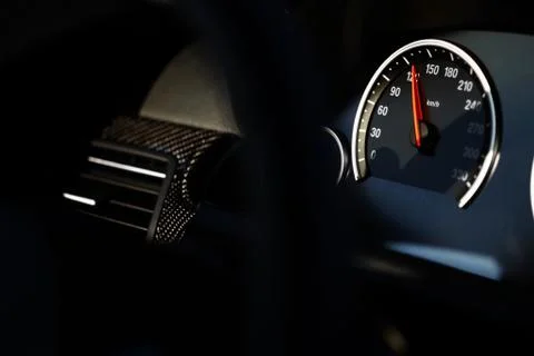 Speedometer detail Stock Photos