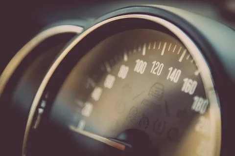 Speedometer detail Stock Photos