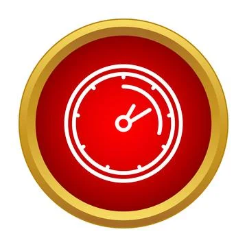 Speedometer dial measuring speed and progress concept Stock Illustration