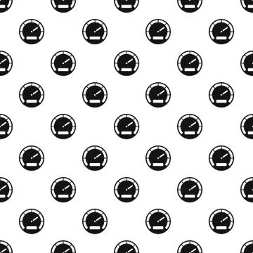 Speedometer dial pattern, simple style Stock Illustration