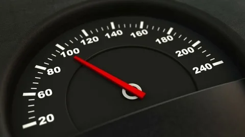 Speedometer Stockbeeldmateriaal 75812289