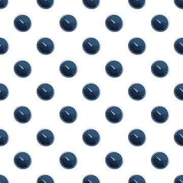 Speedometer gauge control panel seamless repeating pattern イラスト素材