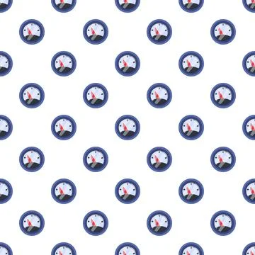 Speedometer gauge meter indicator seamless pattern background Stockillustratie
