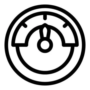 Speedometer gauge showing progress towards reaching goal Illustrazione stock