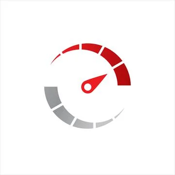 Speedometer icon for auto logo vector illustration Stock Illustration