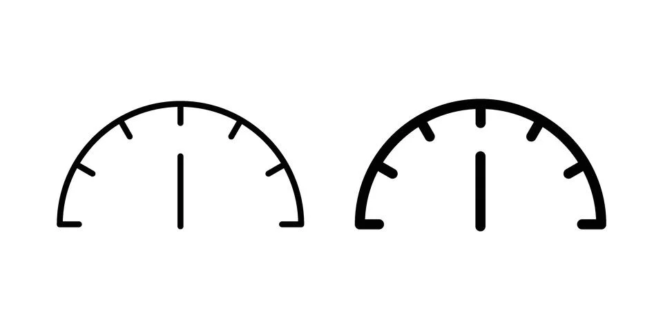 Speedometer icon concept. best for web design 스톡 일러스트