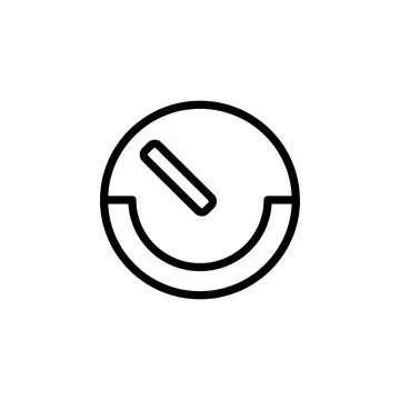 Speedometer icon. Element of minimalistic icons for mobile concept and web apps Stockillustratie