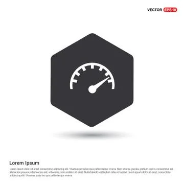 Speedometer icon Ilustração Stock