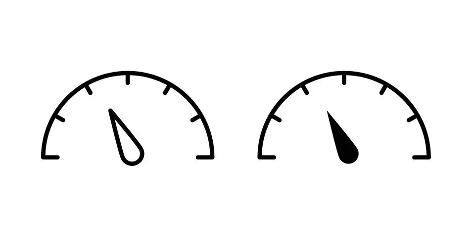 Speedometer icon Illustration Eps10 for web or app 스톡 일러스트