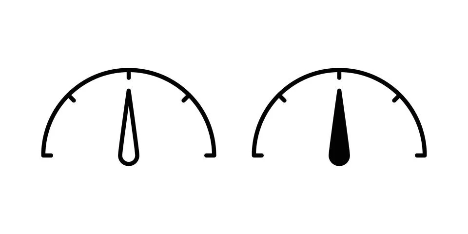 Speedometer icon or illustration vector symbols 스톡 일러스트