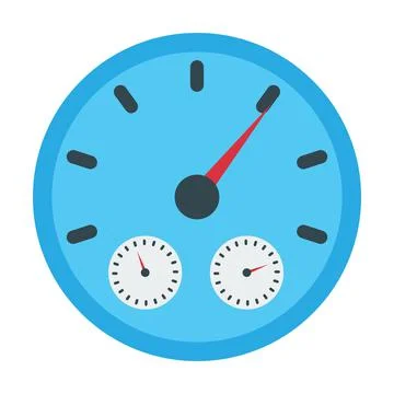 Speedometer icon or Indicator Stock Illustration