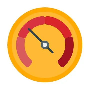 Speedometer icon or Indicator Stock Illustration