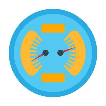 Speedometer icon or Indicator Stock Illustration