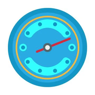 Speedometer icon or Indicator Stock Illustration