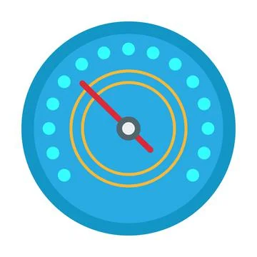 Speedometer icon or Indicator Stock Illustration