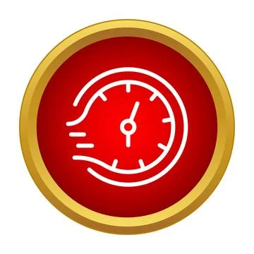 Speedometer icon showing fast performance and efficiency イラスト素材