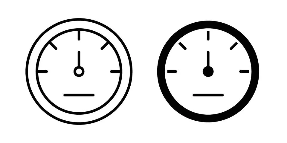 Speedometer icon vector design. EPS10 스톡 일러스트