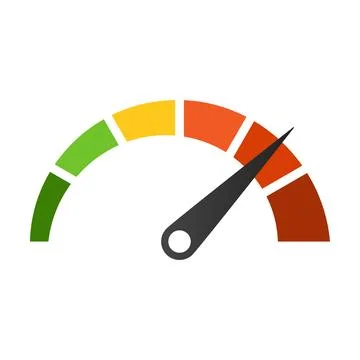 Speedometer icon vector for graphic design, logo, website, social media, mobi Stock Illustration