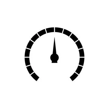 Speedometer icon vector Stockillustratie
