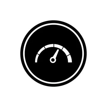 Speedometer icon vector Stockillustratie