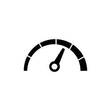 Speedometer icon vector Stock Illustration