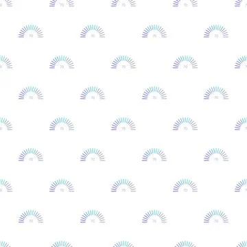 Speedometer icons seamless pattern illustrating measurement and limits Stock Illustration