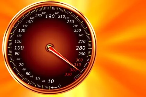 Speedometer Stock Illustration