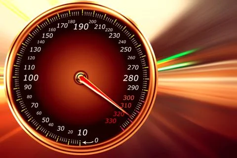 Speedometer Stock Illustration