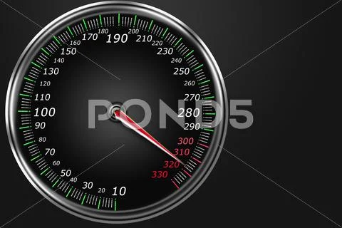 Speedometer Stock Illustration