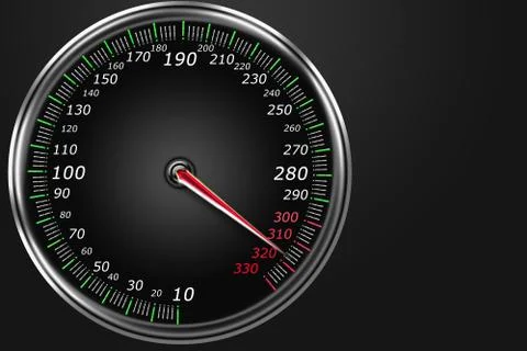 Speedometer Stock Illustration