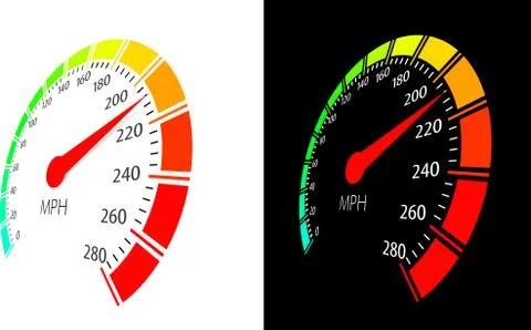 Speedometer Stock Illustration