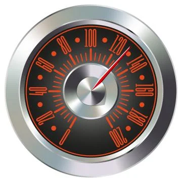 Speedometer Stock Illustration