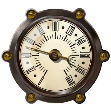 Speedometer 库存插图