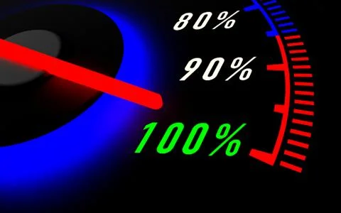 Speedometer Stock Illustration