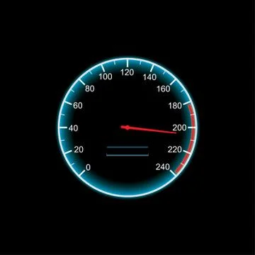 Speedometer Stock Illustration