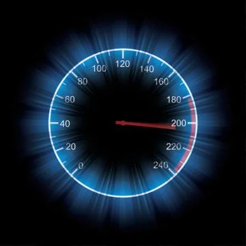 Speedometer Stock Illustration