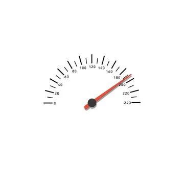 Speedometer Stock Illustration
