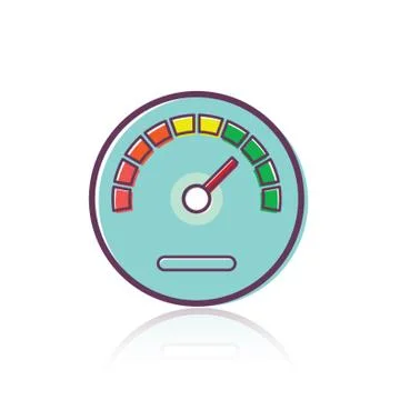 Speedometer Stock-Illustration