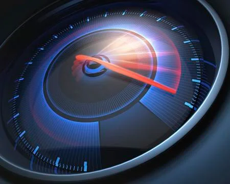 Speedometer, illustration Stock Illustration