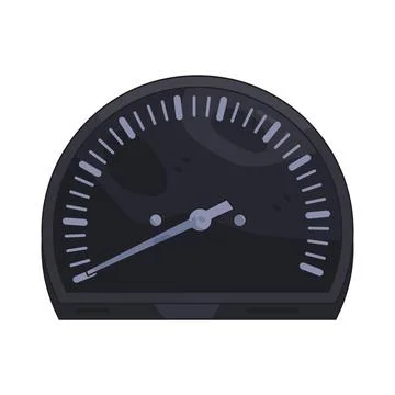 Speedometer illustration Stock Illustration