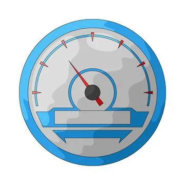 Speedometer illustration 스톡 일러스트