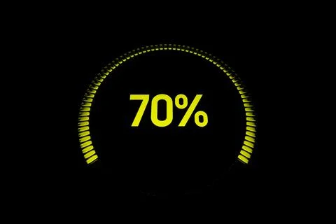 Speedometer indicator performance measurement 3D illustration Illustrazione stock