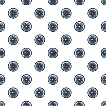 Speedometer instrument pattern creating repeatable background for design Stock Illustration